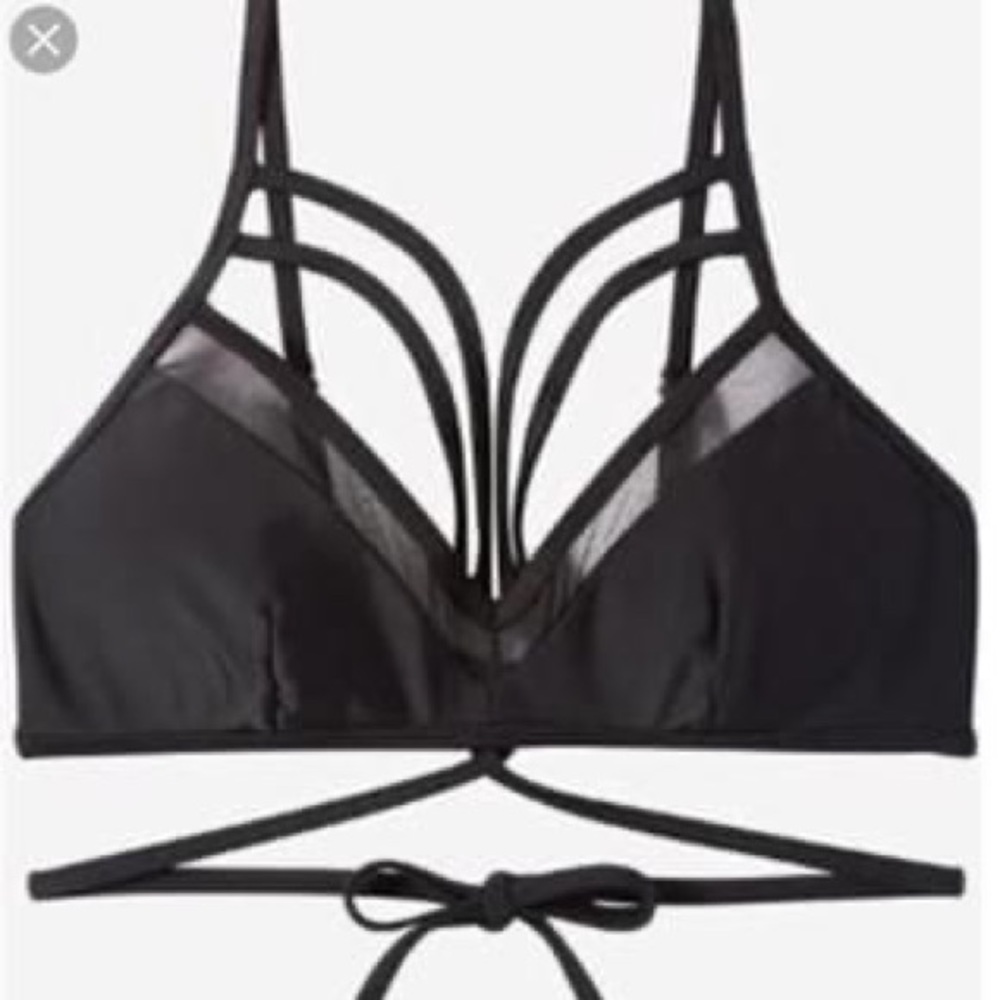 Size Medium Express black bikini top